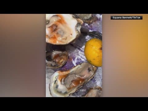 Woman goes viral when date skips out after she orders 48 oysters, bill totaling $185