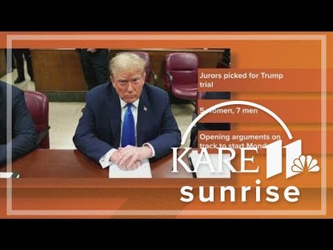 Jurors picked for Trump hush-money trial