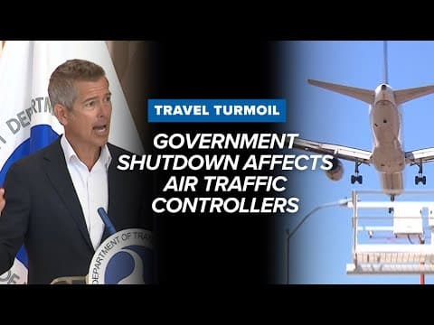 How does the 2025 government shutdown affect FAA air traffic controllers, flight delays