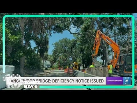 Tanglewood bridge construction issued notice of deficiency