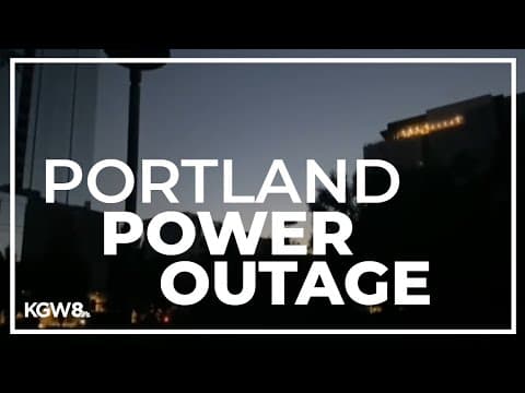 Thousands without power in Northwest Portland due to large power outage