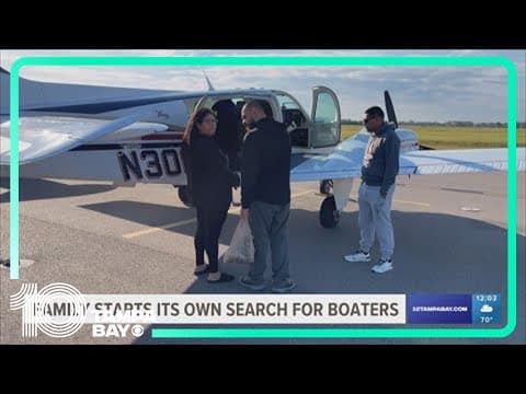 Family takes over search for 4 missing Florida boaters