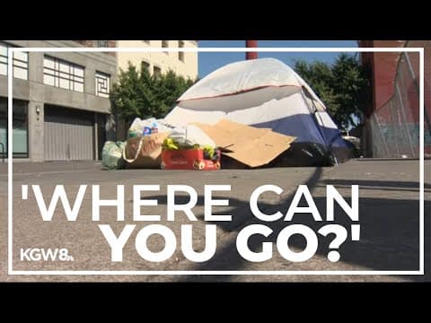 Portland releases map of legal camping locations under new camping ban policy