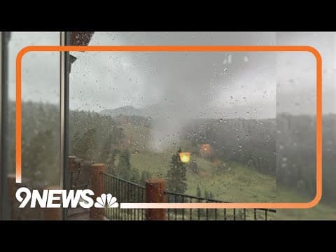 Rare tornado rated EF-1 touched down at 10,050 feet in Teller County