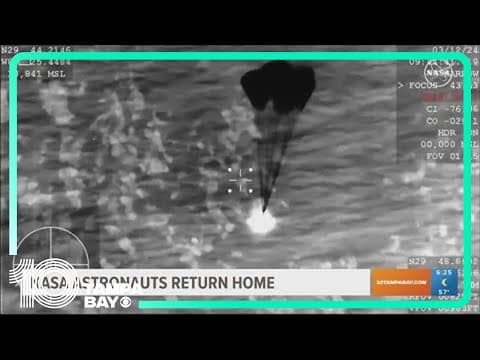 SpaceX Crew-7's Dragon capsule splashes down off coast of Pensacola, Florida