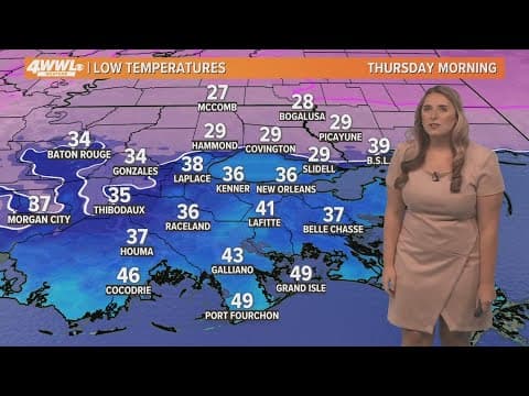 Showers Monday, Arctic chill starts early Tuesday