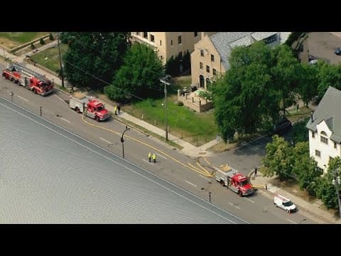 LIVE: Aerials of an explosion near U of M