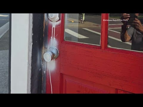 Manassas GOP headquarters vandalized on 4th of July