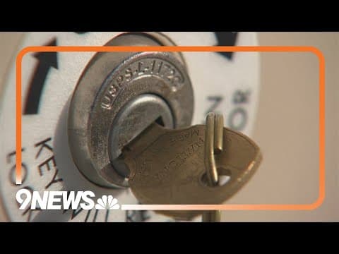 Denver residents say thieves are using stolen key to steal mail, but USPS isn’t changing the lock