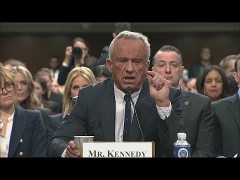 Senators grill Robert F. Kennedy Jr. during confirmation hearing