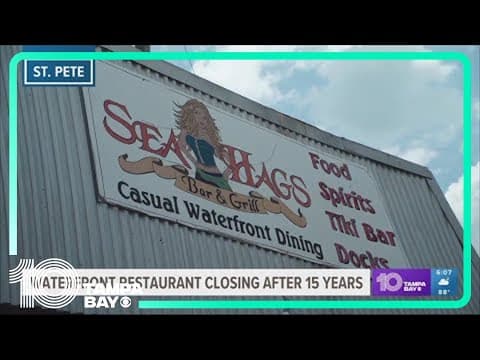 Sea Hags Bar & Grill closes waterfront doors after 15 years in St. Pete Beach