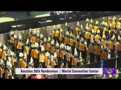 Bacchus 2025 Rendezvous Southern University's Human Jukebox takes a moment of silence in honor of Ca