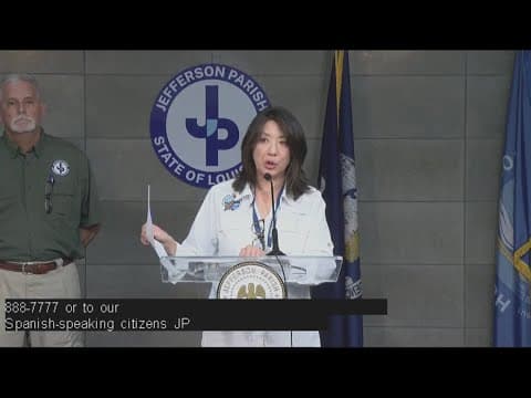 Full press conference: Jefferson Parish President Cynthia Lee Sheng provides update on Hurricane Fra