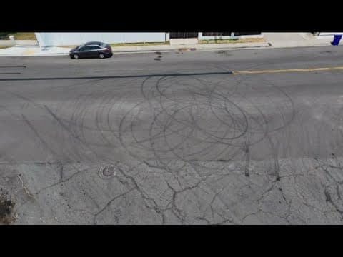 Valencia Park neighbors say they're worried about reckless drivers doing donuts