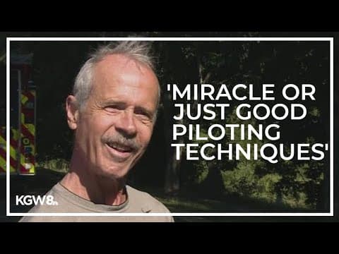 Pilot survives Columbia River crash-landing near Troutdale