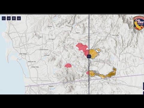 CAL FIRE interactive map tracks wildfire data in California