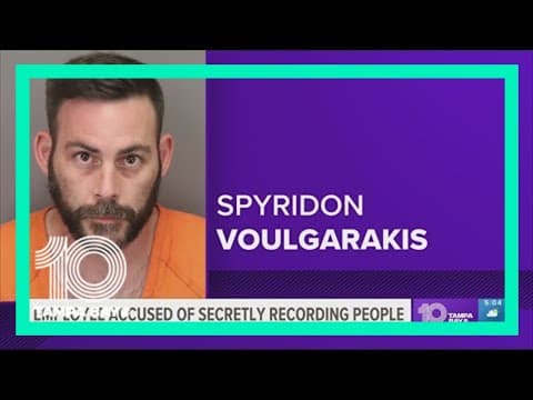 Tarpon Springs coffee shop employee accused of recording people in the men's bathroom