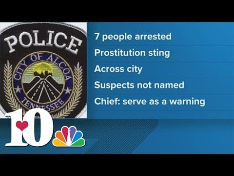 Two trafficking victims found during police sting in Alcoa