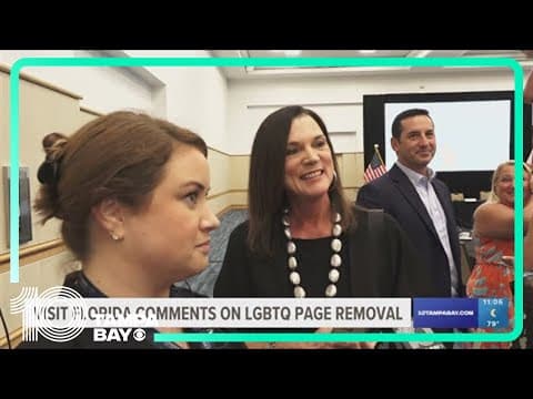Visit Florida CEO addresses removal of LGBTQ pages on tourism website