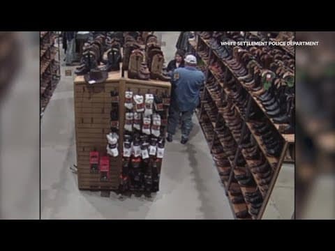Man stuffs 4 pairs of boots in his pants amid western wear theft ring, North Texas police say