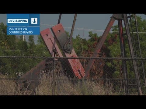 Trump promises new tariffs on any country buying oil from Venezuela