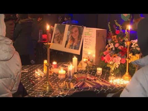 Friends hold vigil to honor the life of Columbus woman killed in domestic violence incident