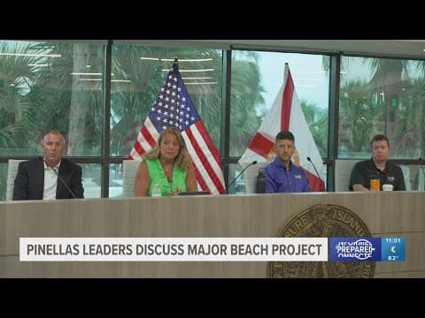 Pinellas County holds meetings over emergency beach nourishment project