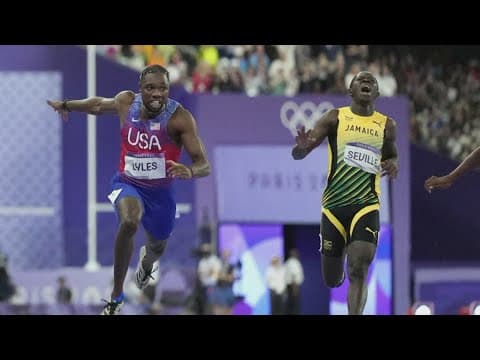 Recapping Paris Olympics Sunday, Noah Lyles wins, Team USA women's basketball dominates
