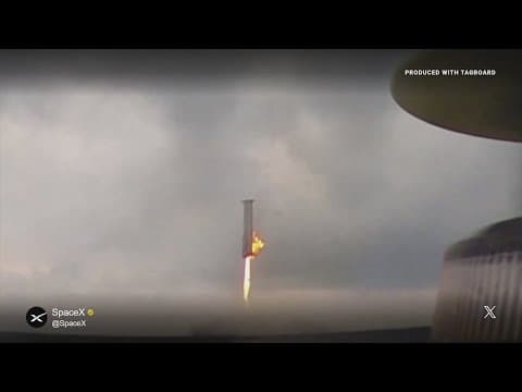 SpaceX releases video of soft splashdown