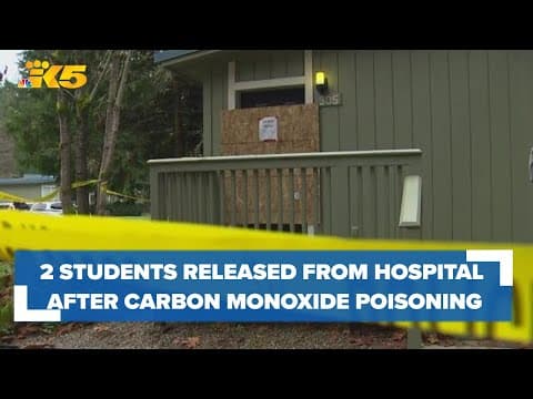 2 college students treated for carbon monoxide poisoning released from hospital