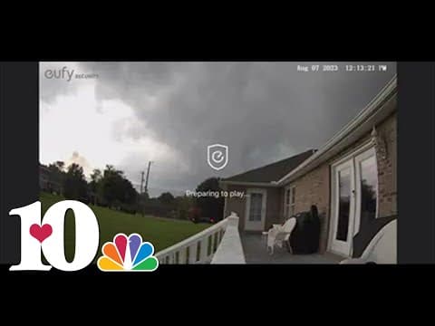 Time-lapse of storm from security cam in Jacksboro, TN