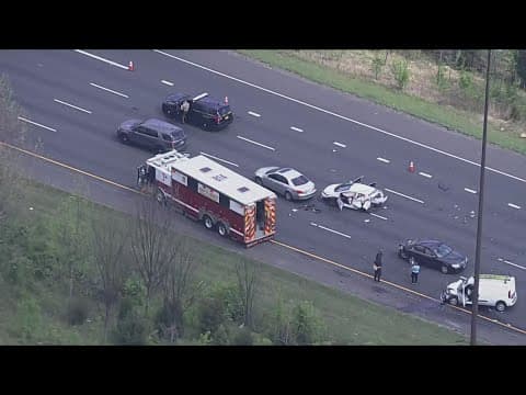 Child critically injured in I-95 crash in Prince George's County