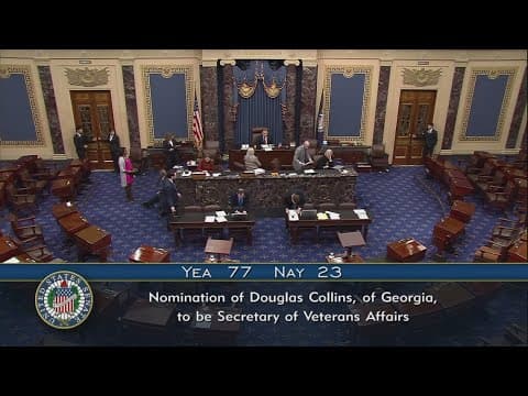 Doug Collins confirmed as Secretary of Veterans Affairs