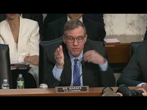 Virginia senator presses DNI Director Tulsi Gabbard on Yemen group chat