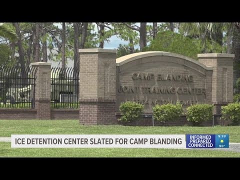 DeSantis proposes Camp Blanding for another immigration detention center