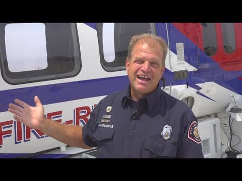 One of San Diego Fire's first helicopter rescue medics retires