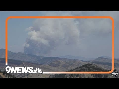 LIVE: Wildfire burning west of Loveland