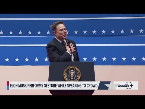 Elon Musk saluted Trump supporters at Capital One Arena