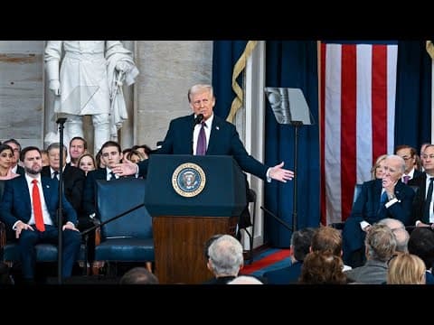 'From this moment on, America's decline is over' | President Trump's inauguration speech