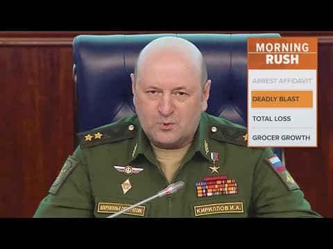 Russian military leader killed in bomb explosion