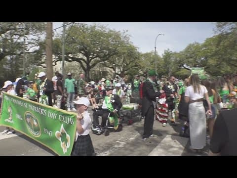 Irish Channel St. Paddy's Parade rolled Uptown