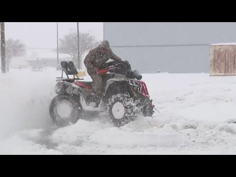 Almost 8 inches of snow in Houma