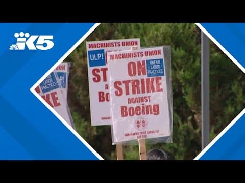Boeing announces week-long temporary furloughs during Machinists strike