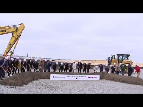 Honda breaks ground on new battery plant in Ohio
