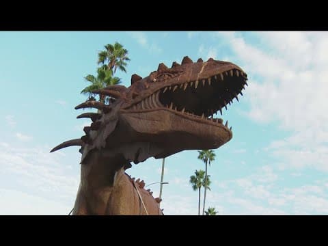 Borrego Springs sculptor brings his famous metal creations to downtown San Diego