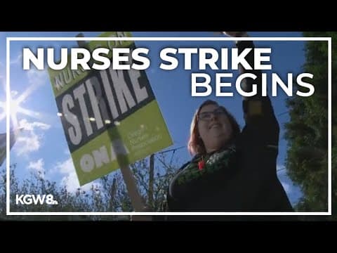 Thousands of Oregon nurses launch 3-day strike