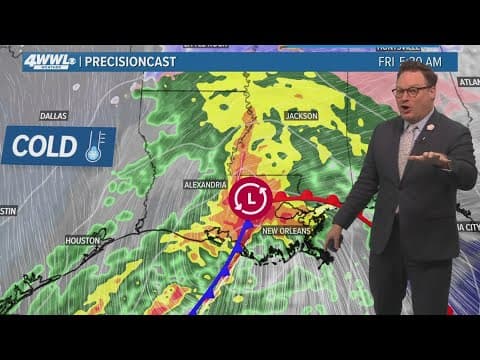 New Orleans Weather: One more Hard Freeze before a rainy start Friday