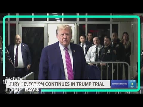 Alternate jurors to be selected in Trump's hush money trial