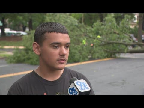 Teen jumps into action after storms in Maryland | Get Uplifted
