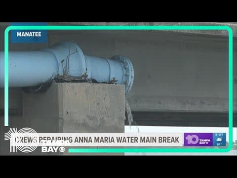Officials begin first phase of repairing Anna Maria Island water main break